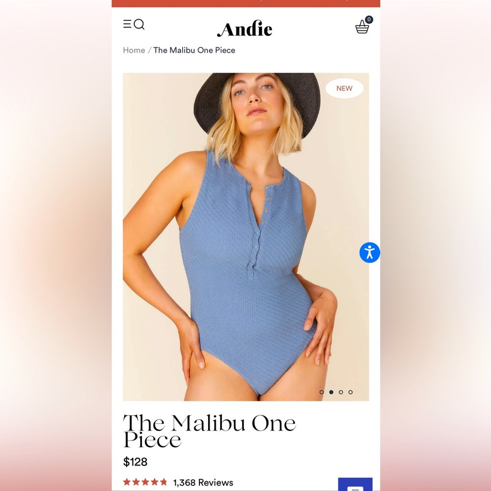 Andie Malibu Slate NWT